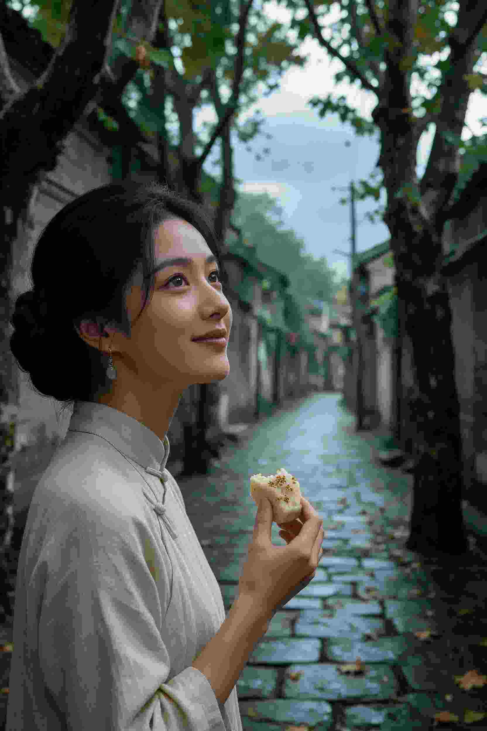 月下花开